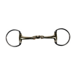 Mors d’équitation à olive double brisure HKM 16 mm