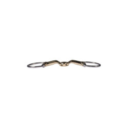 Mors d’équitation olive double brisure HKM High Curve