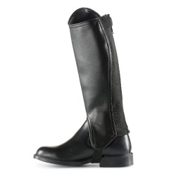 Mini-chaps Cuir PU strass enfant Horze Noir