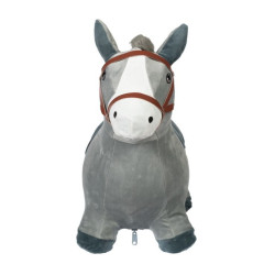 Cheval sauteur HKM enfant Gris
