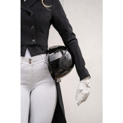 Casque d’équitation HKM Alarion brillant ventilé Casque d’équitation HKM Alarion brillant ventilé