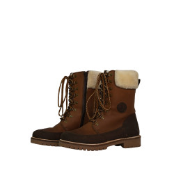 Boots femme Gstaat Flags & Cup Marron