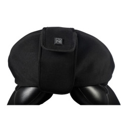 Couvre-siège chauffant selle obsctacle Style sans batterie HKM Noir