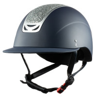 Glitterhelm Apex Horze Bleu foncé / argent