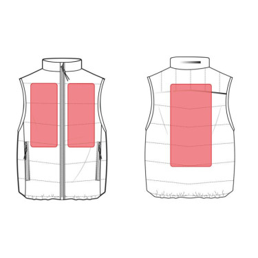 HKM Cuddle Style verwarmd kinderbodywarmer zonder batterij Zwart
