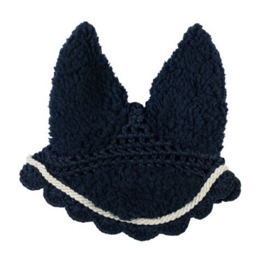 Bonnet anti-mouches Hobby Horsing Teddy HKM Bleu foncé