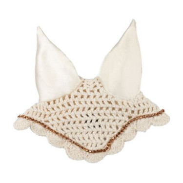 Bonnet anti-mouches Hobby Horsing Premium HKM Beige