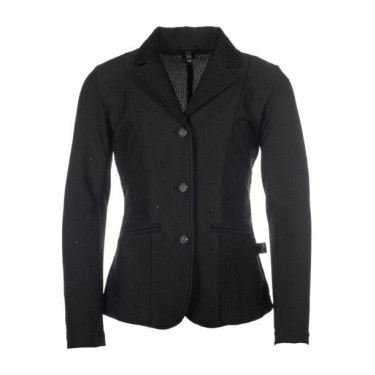 Veste de concours HKM Crystal Kids Noir Veste de concours HKM Crystal Kids Noir