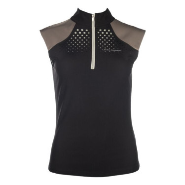 Top functioneel HKM Amalfi Zwart / taupe