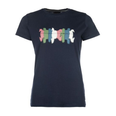 Paardrij T-shirt HKM Mirror – ademend katoen