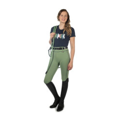 Paardrij T-shirt HKM Mirror – ademend katoen