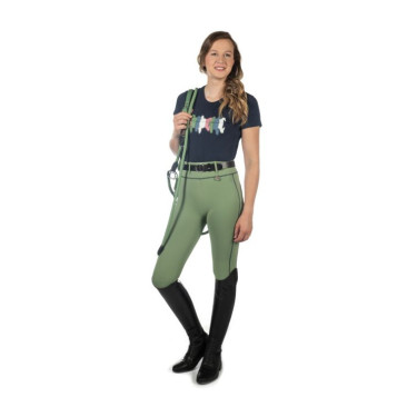 Paardrij T-shirt HKM Mirror – ademend katoen