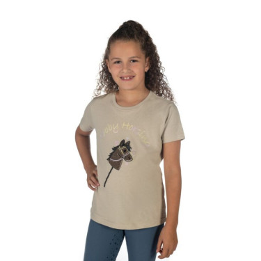 T-Shirt HKM Hobby Horsing Rainbow Beige