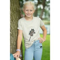 T-shirt HKM Hobby Horsing Regenboog Beige T-shirt HKM Hobby Horsing Regenboog Beige