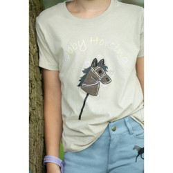T-Shirt HKM Hobby Horsing Rainbow Beige