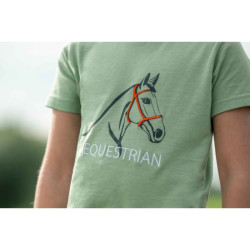T-Shirt HKM Grace Jade Bleu