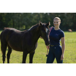 T-Shirt HKM Excellent Donkerblauw T-Shirt HKM Excellent Donkerblauw