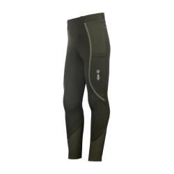 Legging HKM Claire fond 1/1 en silicone Gris vert
