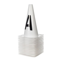 Pylônes de piste HKM Dressage Hobby Horsing Blanc Pylônes de piste HKM Dressage Hobby Horsing Blanc