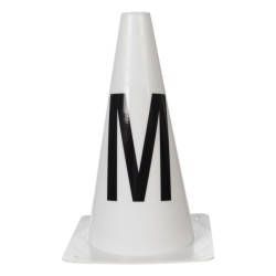 Pylônes de piste HKM Dressage Hobby Horsing Blanc Pylônes de piste HKM Dressage Hobby Horsing Blanc