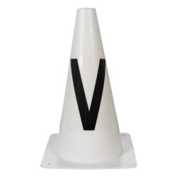 Pylônes de piste HKM Dressage Hobby Horsing Blanc Pylônes de piste HKM Dressage Hobby Horsing Blanc