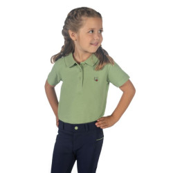 Polo HKM Claire Jade Bleu