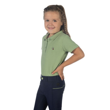 Polo HKM Claire Jade Bleu