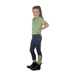 Polo HKM Claire Jade Bleu