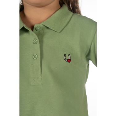 Polo HKM Claire Jade Bleu
