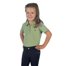 Polo HKM Claire Jade Bleu