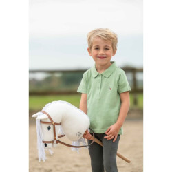 Polo HKM Claire Jade Bleu