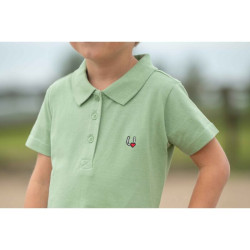 Polo HKM Claire Jade Bleu