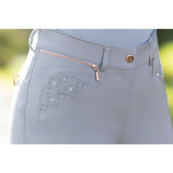 HKM Rosegold rijbroek met siliconen zit | Equi-Clic