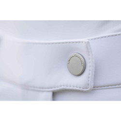 Pantalon HKM Amalfi fond 1/1 en silicone Blanc