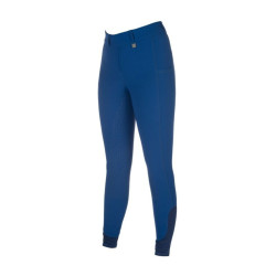 Legging HKM Amalfi fond 1/1 en silicone Bleu royal Legging HKM Amalfi fond 1/1 en silicone Bleu royal