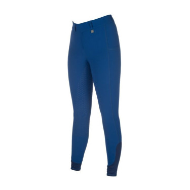 Legging HKM Amalfi fond 1/1 en silicone Bleu royal Legging HKM Amalfi fond 1/1 en silicone Bleu royal