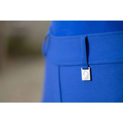 Legging HKM Amalfi fond 1/1 en silicone Bleu royal Legging HKM Amalfi fond 1/1 en silicone Bleu royal