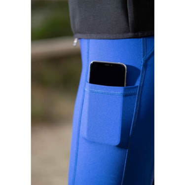 Legging HKM Amalfi fond 1/1 en silicone Bleu royal Legging HKM Amalfi fond 1/1 en silicone Bleu royal