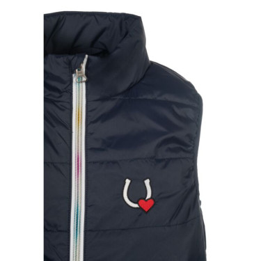 Gilet d'équitation enfant coupe-vent HKM Mika