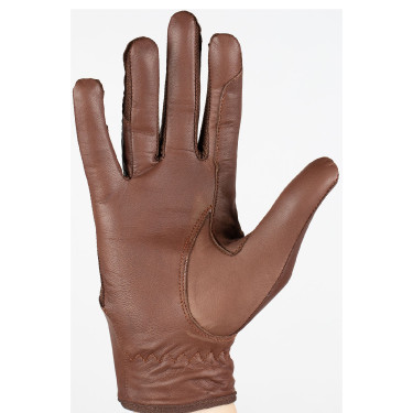 Gants cuir et mesh femme Horze Marron