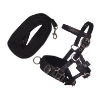 Longeerset HKM Hobby Horse Zwart