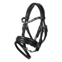 Bridon cuir HKM Hobby Horsing Noir Bridon cuir HKM Hobby Horsing Noir