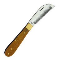 Couteau coupe criniere HKM Bois Beige Couteau coupe criniere HKM Bois Beige