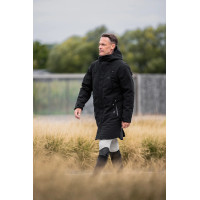 Warme lange heren rijjas Horse Pilot Zwart