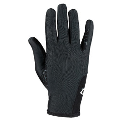 Gants d'équitation avec paume silicone enfant Horze Noir