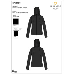 Veste softshell équitation femme imperméable Equestro Veste softshell équitation femme imperméable Equestro