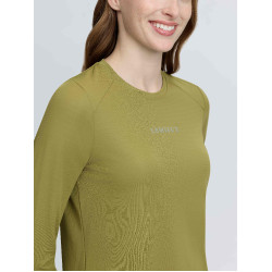 Sports T-shirt met lange mouwen LeMieux Kruisbes Groen