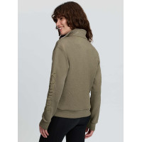 LeMieux half-zip sweatshirt met opstaande kraag Scarlet Wilgengroen
