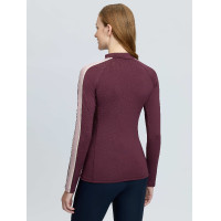 Technisch shirt LeMieux met hoge kraag Talia Bramble Braam Groen