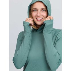 Haut technique à capuche Heidi LeMieux Haut technique à capuche Heidi LeMieux